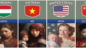 How Children Call their Mother From Different Countries