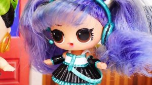 СЕМЕЙКА КУКЛЫ ХАЦУНЭ МИКУ - Видео для детей с игрушками lol surprise