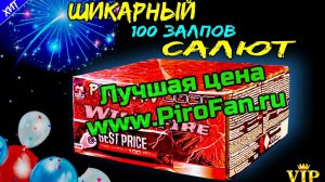 Салют 100 залпов (Чехия), фейерверк "Wild Fire" 20мм = 0,8" дюйма C10020BP14