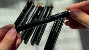 KIKO MILANO LONG LASTING EYESHADOW STICKS SWATCHES