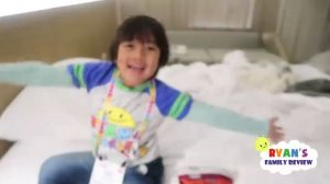 Ryan meet Giant Red Titan and See Ryan's World new toys!!!