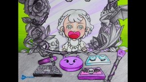 WEDNESDAY ADDAMS | How To Get This Doll? Stop Motion Paper | Seegi Channel