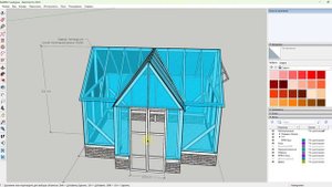 Проект деревянной теплицы в Английском стиле 3х4м