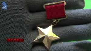 МУЛЯЖ Медаль Золотая Звезда Героя Советского Союза на колодке СССР # 716