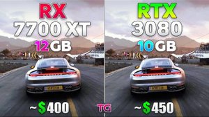 RX 7700 XT vs RTX 3080 - Test in 10 Games