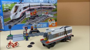 LEGO City High Speed Passenger Train 60051 build play unboxing Lego Zug Brickfilm ausgepackt
