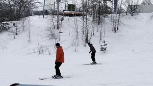 Первый раз на лыжах / Чертовици / 30.01.2022