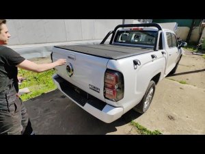 Крышка HAL STANDART для пикапа Poer KINGKONG под штатную круглую дугукруглую дугу