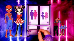 20 Most Unusual Couples Minnie Mouse, Rapunzel, Jasmin and their Kids - DIY Paper Dolls & Crafts