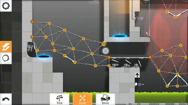 Bridge Constructor Portal Level 20 Walkthrough смотреть онлайн