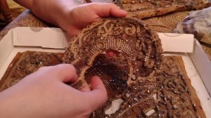 Реставрация старинной ризы. Подробно рассказываю о том, как она вышита.