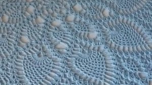 Салфетка "с ананасами".  МК. 2 ЧАСТЬ.