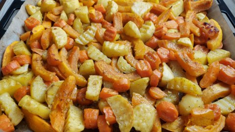 Тыква с картофелем в духовке. Блюдо из тыквы быстро и вкусно! Что приготовить из тыквы.