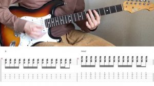 Daft Punk - Get Lucky (guitar cover with tabs & chords)