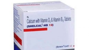 Shelcal HD 12 , calcium with Vitamin D3 and vitamin B12 Tablet