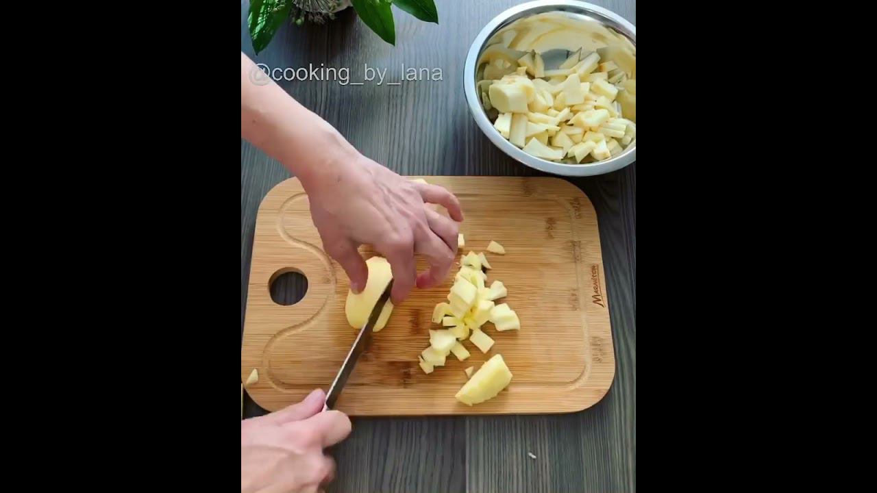 Мягкое печенье с яблоками