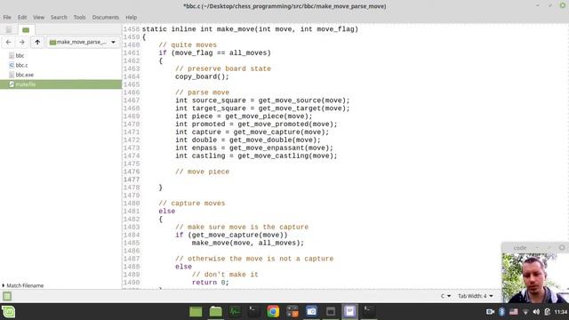 32-Bitboard CHESS ENGINE In C  Implementing MAKE MOVE Function (moving Pieces)