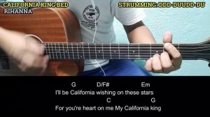 California King Bed - Rihanna | Guitar Chords with Lyrics | Guitar Tutorial