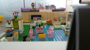 мой дом лего френдс.My house Lego Friends. Первый этаж Часть 2.