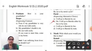 Std.12 English select the most appropriate response (part 1)