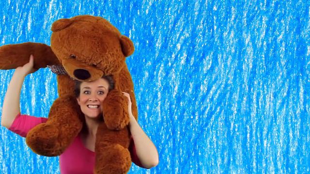 Teddy Bear, Teddy Bear, Turn Around - Kids Nursery Rhymes, with Marty Moose!