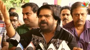 Kushboo, T Rajendar and more celebs pay last respect to Film News Anandan | Death Video