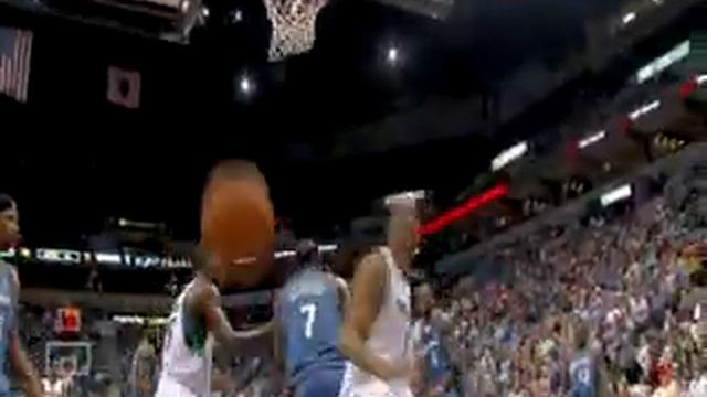 Ryan Hollins dunk Wizards Vs. Timberwolves смотреть онлайн