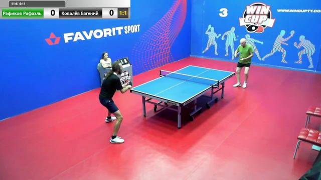 Рафиков Рафаэль 3-1 Ковалёв Евгений  Дневной турнир 3 WINCUP Зал 3 12.09.2019 Эфир прямой