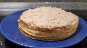 Блинный торт с нежной начинкой
