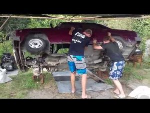 Снимаем двигатель, разбираем подкапотку