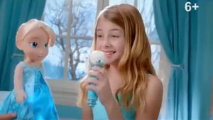 Кукла Поющая Эльза Холодное сердце  с микрофоном