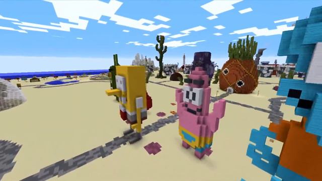 SpongeBob Lego SquarePants Sewer Snake Nickelodeon UK in Minecraft смотреть онлайн