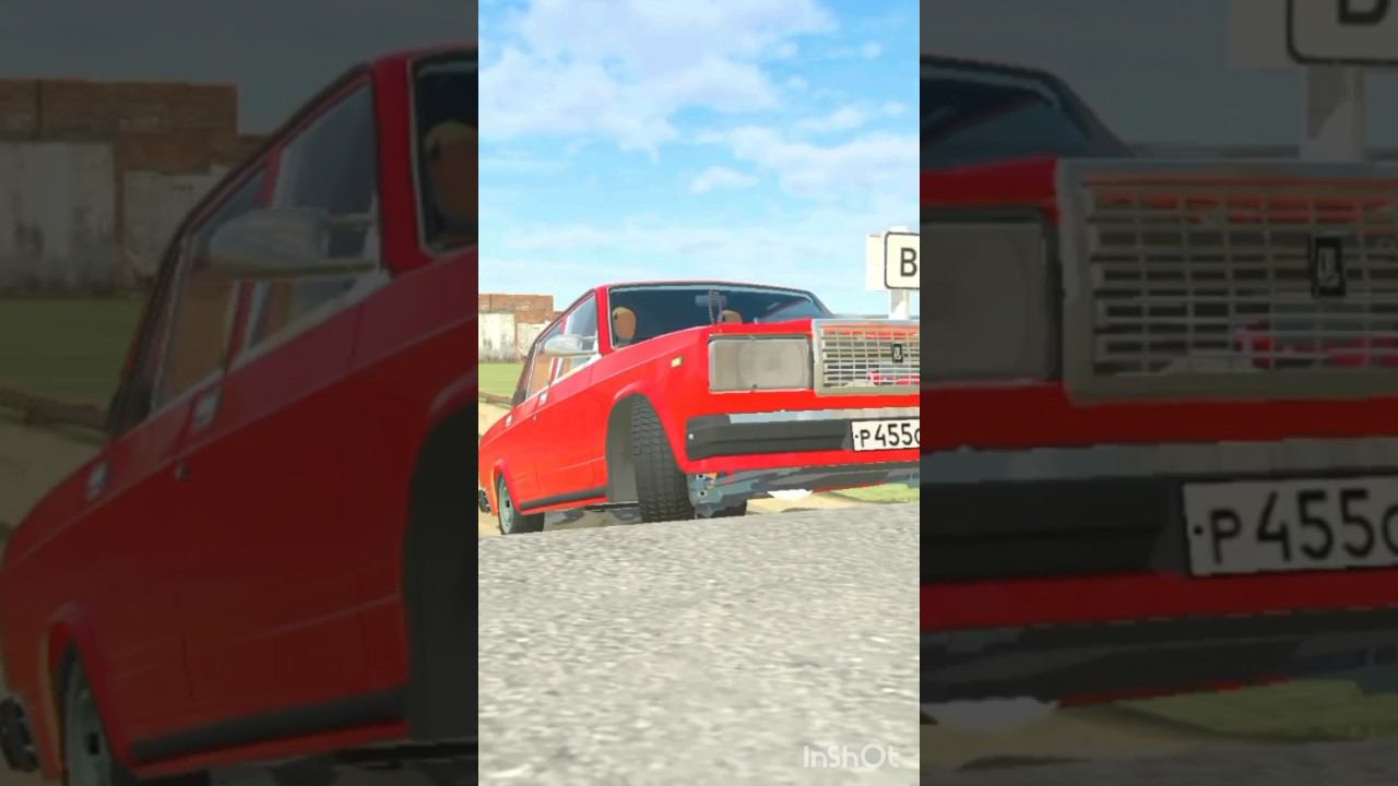 На реальных событиях #4 | Ваз краш-тест симулятор 2 #short #shorts смотреть онлайн