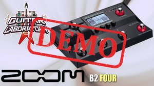 Басовый процессор Zoom B2 Four - демонстрация звучания