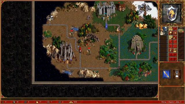 Heroes III / Герои III SOD: случайная карта S, сложность 160%, всё на рандом [1 против 6]. смотреть онлайн