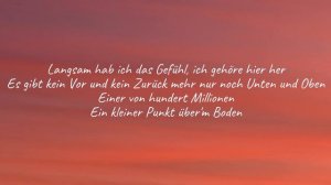 Sido - Astronaut (Lyrics)