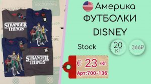 700-136 #767 Футболки DISNEY Сток Всесезон Америка