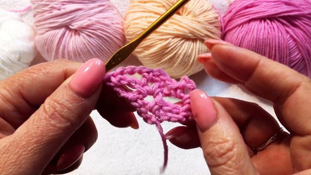 Узоры крючком - Вязание для начинающих смотреть онлайн