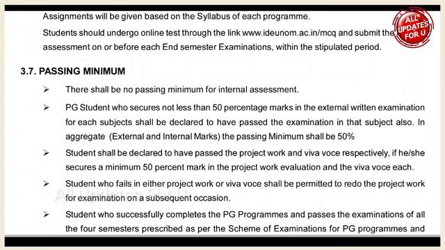 Madras University IDE-Exam Pass Mark-Internal and External Pass mark for All Courses👍 смотреть онлайн
