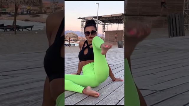 Yoga stretch training   Gymnastics and Contortion tutorial #stretching #yoga #short #shorts #hotyoga