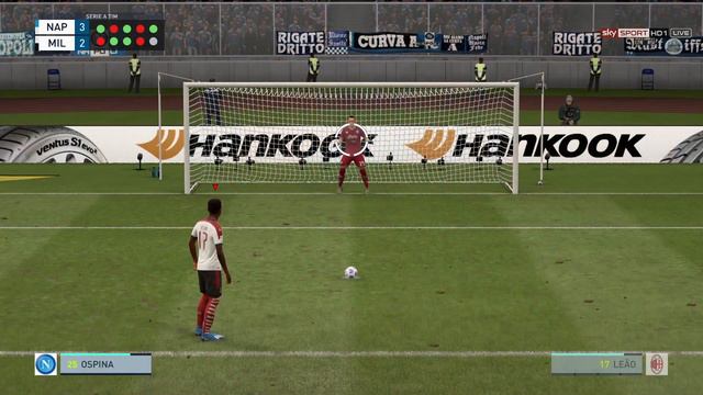 FIFA 2020. Наполи-Милан. Серия пенальти.