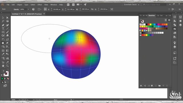 22.شرح اداة Mesh tool فى برنامج أليستريتور Adobe Illustrator смотреть онлайн