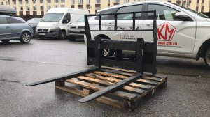 обзор Паллетные вилы на мини погрузчик