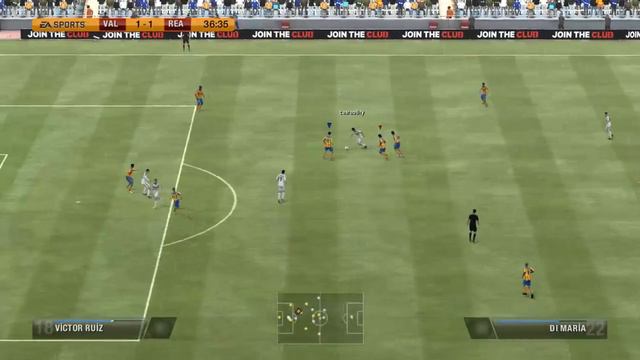 геймплей FIFA 13,режим 2 на 2 (18+) Valencia CF - Real Madrid смотреть онлайн