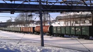 ВЛ82М-069 с поездом