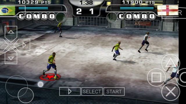 Jogando Fifa Street 2 do Psp no ppsspp смотреть онлайн