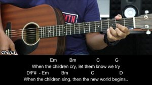 When the Children Cry - White Lion | EASY Guitar Tutorial with Chords / Lyrics - Guitar Lessons
