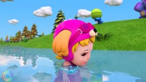 Baby Police Chase Honey Thief - Five Little Thieves Song - Funny Songs & Nursery Rhymes - PIB Songs