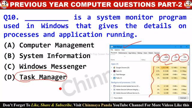 OSSC Previous Year Computer Questions/All Shift CBT Questions Part 2/CGL, RI, Amin,Constable,RHT,AR