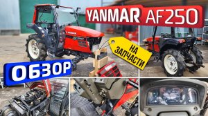 Обзор японского минитрактора Yanmar AF250